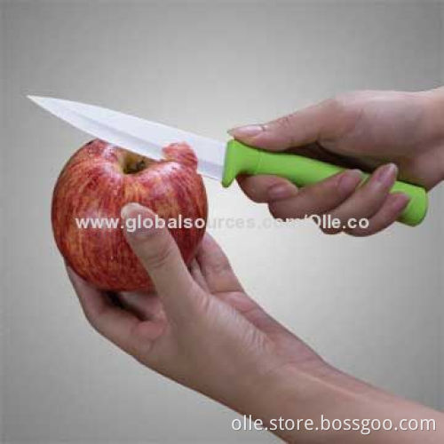 Ceramic Knife Set, Black and White Blade Matte Finishing, 3 + 4 + 5 + 6